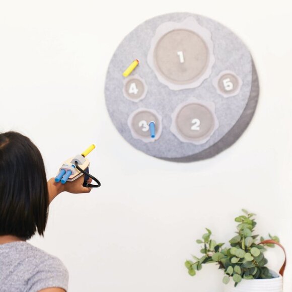 NEW KiwiCo Kiwi Co. Moon Darts Nerf Science Kit STEM DIY Craft Set Solar System - Picture 11 of 16